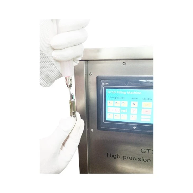 1ml 2ml 3ml 5ml Disposable Vape Filling Machine For Thick CBD THC Distillate Live Resin Oil