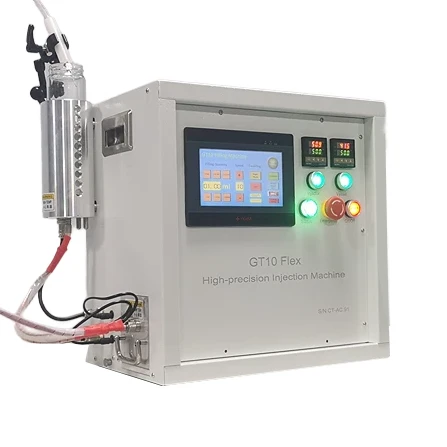 Disposable Vape Cart Filling Machine For Small Business, Heating Oil Inlet And Outlet Pipe
