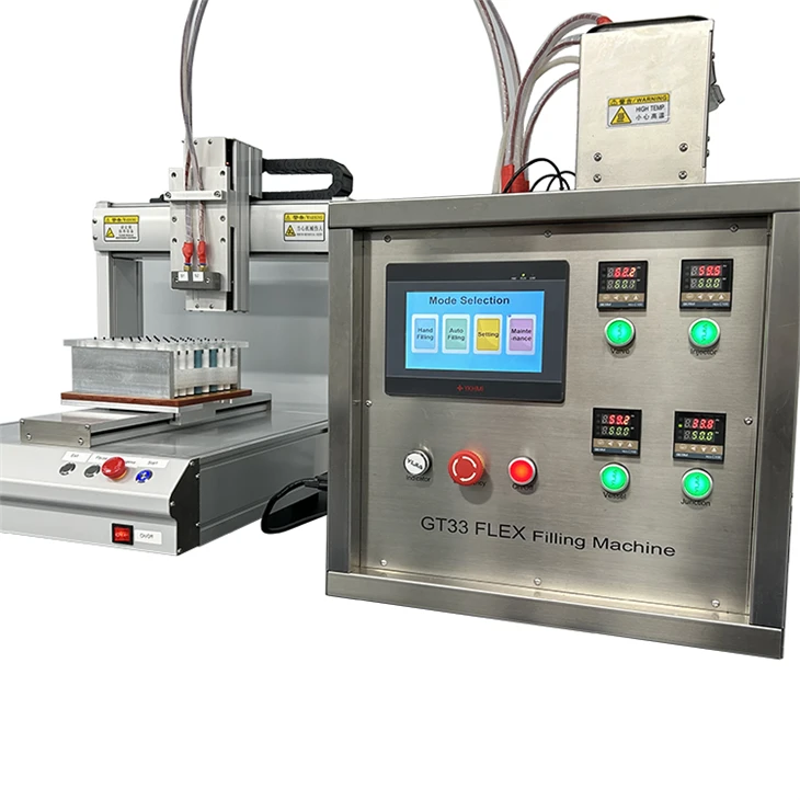 Los Angeles Hot Selling Fully Automatic CBD/THC/HHC Oil Filling Machine For Disposable Vape Pen And Pre-rolls Filling