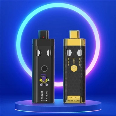 Elegante doppio serbatoio Due penne Vape Switch AIO da 1,0ml per riempimento multi-estratto, THC CBD HHC Delta-8 Distillato Vapes Factory