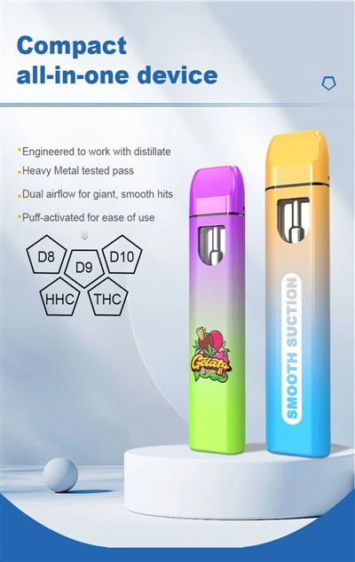 Penna Vape monouso CBD/THC/HHC per vendita diretta in fabbrica 1ML/2ML